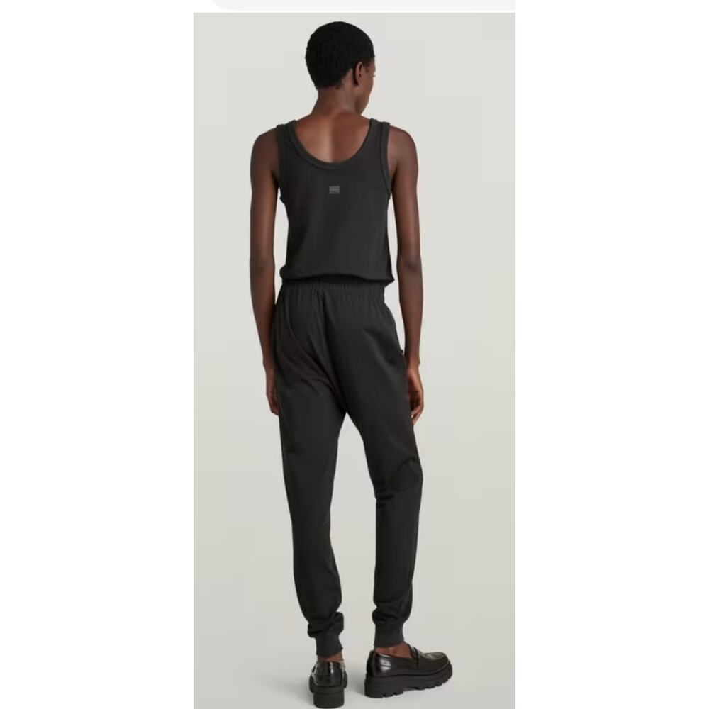 G-Star Black Sport GR Jumpsuit Size XL One Piece Tank Romper - Picture 2 of 10